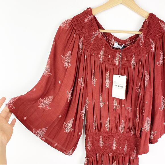 BOHO COWGIRL Faithfull the Brand Paoro Dress – Festival Style – Size 4 NWT - Picture 6 of 9